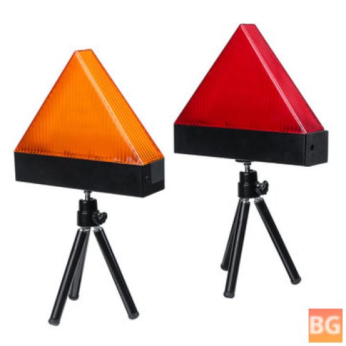 Rechargeable LED Car Triangle Warning Lights with Tripod