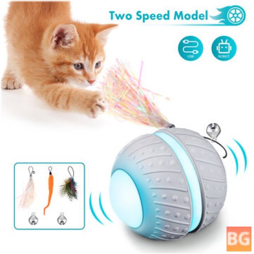 LED Rolling Cat Toy