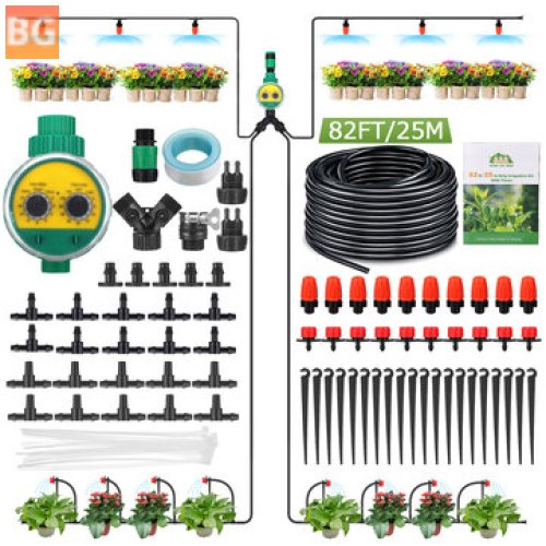 KING DO WAY Irrigation Kit with Timer and Accessories
