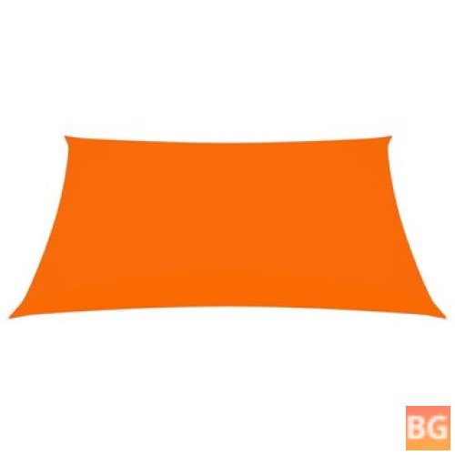 Zonnescherm rechthoekig 4,5x5,5 m oxford stof oranje