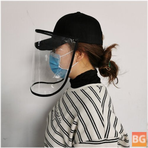 Protective Cap with Splash-proof Glasses for Baseball Game