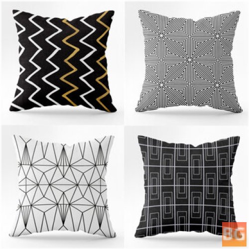 Pattern Pillowcase with Geometry Design