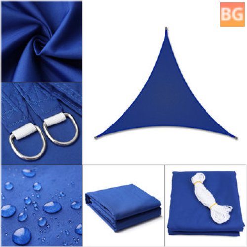 Tent Sunshade - Blue - 280GSM - Polyester - 300D - Oxford - Farbic - Protection - Cover - Awning