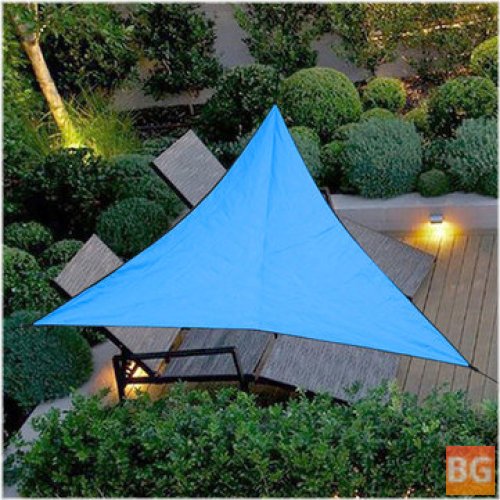 Garden Awning Canopy Sunshade for 3M Triangular Waterproof Tent