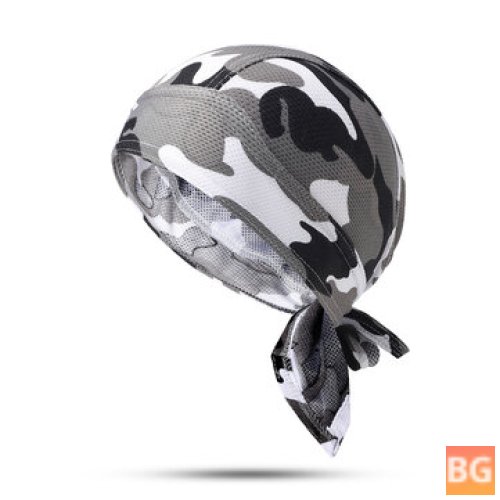 Beanie Cap with Wicking Camouflage Print