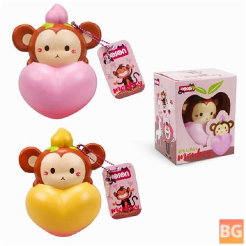 Hoson Squishy Monkey soft toy with arising soft toy