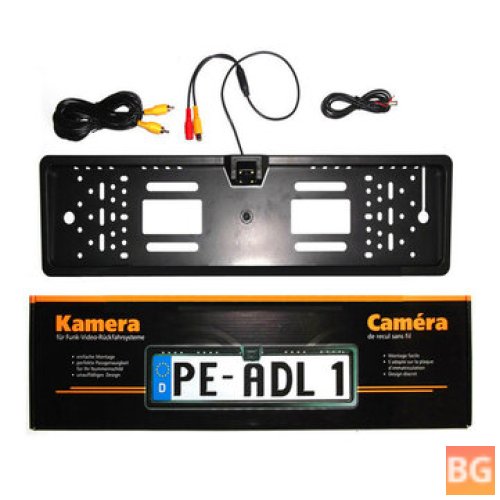 Car License Plate Frame - Reverse Camera