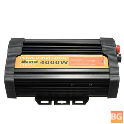 4000W Car Power Inverter with Dual USB and Modified Sine Wave