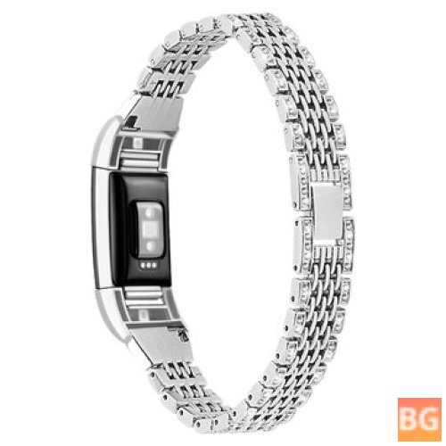Stainles Steel Watch Band for Fitbit Charge 2