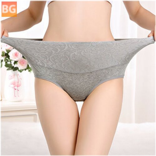 Hip Up Waist Slim Cotton Briefs