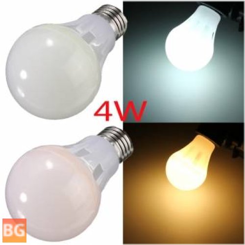 Globe Light Bulb - Warm White/White
