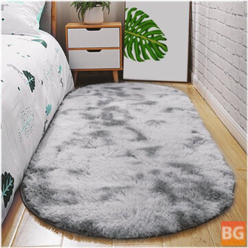 Short Gradient Carpet Living Room Bedroom Bedside Blanket Coffee Table Cushion