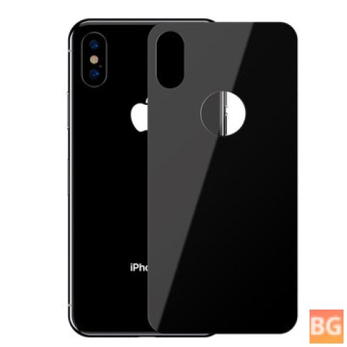 Back Side Tempered Glass Protector for iPhone XS Max 0.3mm