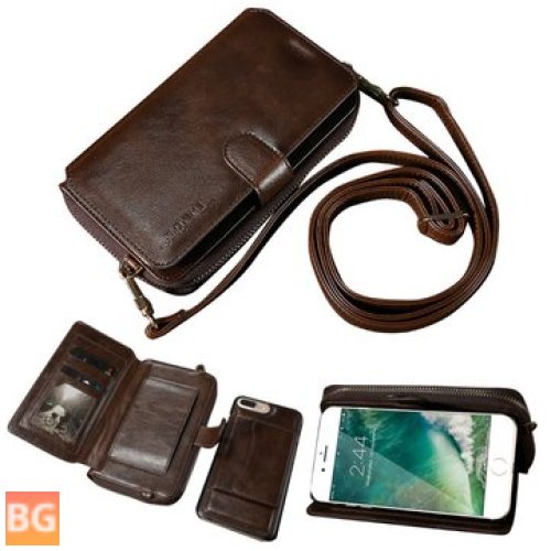 Wallet Case with Zipper for iPhone 7/8 Plus