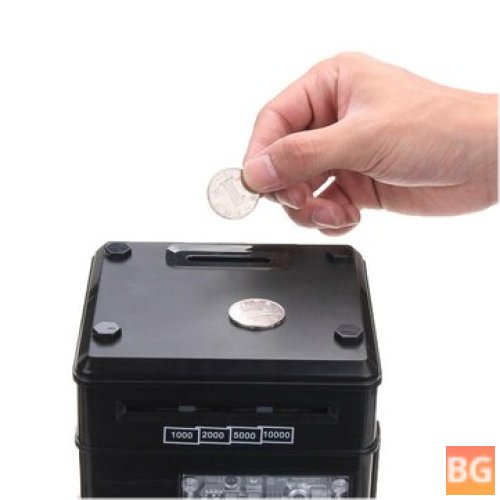 Bank Automatic Coins Cash Saving Money Box - Mini Safe Box