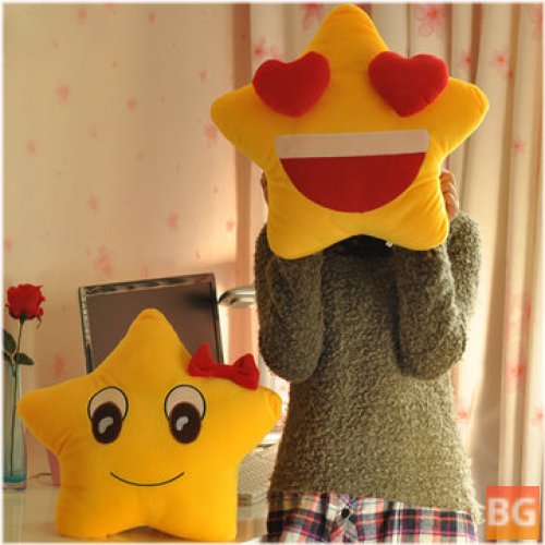 Cushion for Sofa with Yellow Stars - Expression