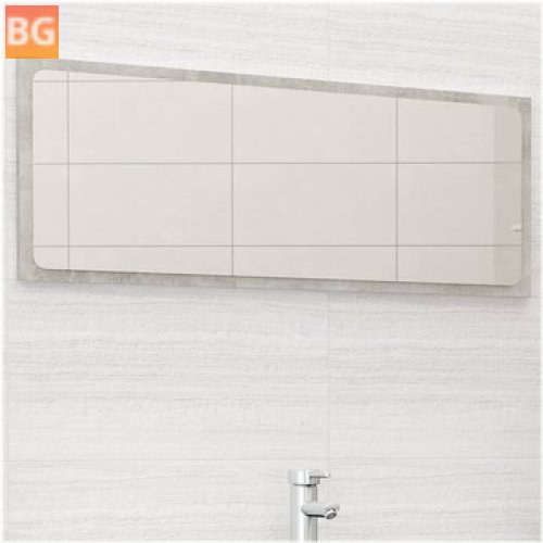 Bathroom Mirror - Gray 39.4