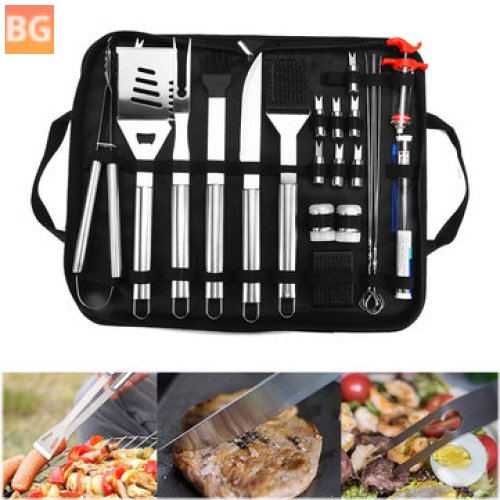 BBQ Tools Set - Stainless Steel