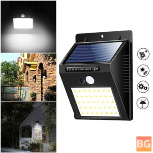 Solar Motion Sensor Wall Light