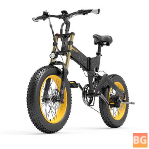 LANKELEISI X3000PLUS-UP 17.5Ah 48V 1000W Electric Bicycle 20 Inches 120km Mileage Range, Max Load 200kg