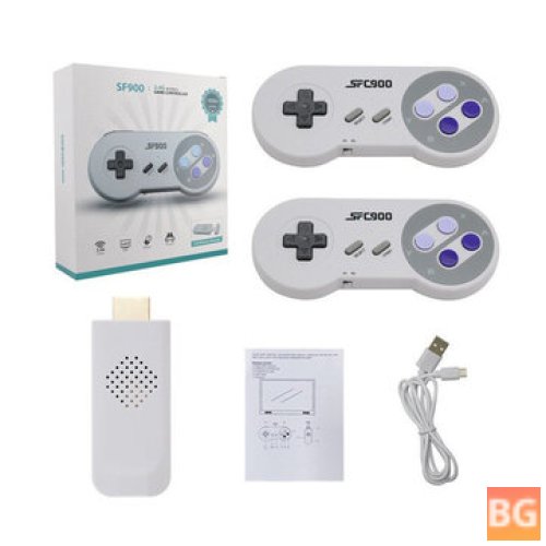 Retro Game Console with Wireless Controller