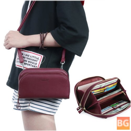 Women's Crossbody Bag with Slot for 8 Cards