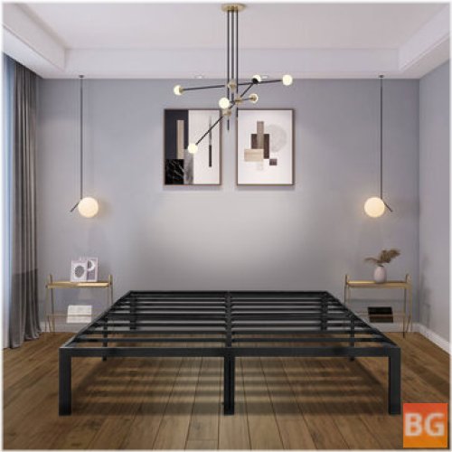 Heavy Duty Metal Bed Frame with Lightweight Platform - Twin