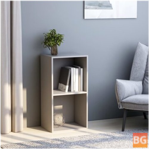 Gray Book Cabinet with 15.7