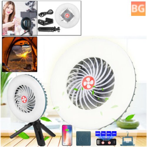 Mini Fan for Portable Camping Light - ABS Outdoor Lighting