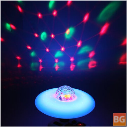 Bluetooth Music Garage Light Bulb with Remote Control and RGBW Colors