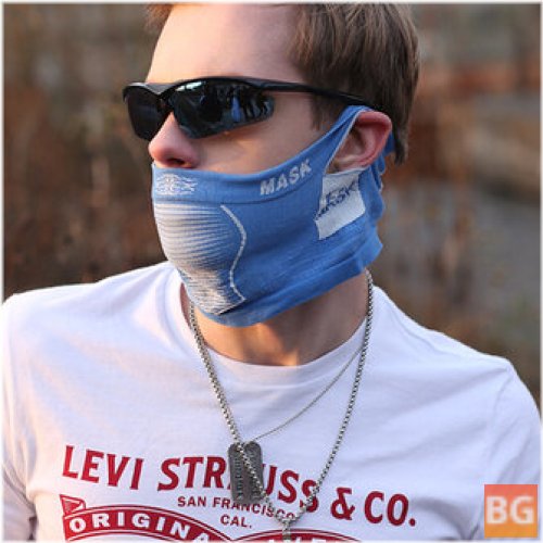 Mens Ski Mask with Cotton Breathable Mouth Muffs