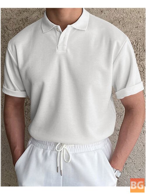 Tennis Shirt with a Plain Short Sleeve