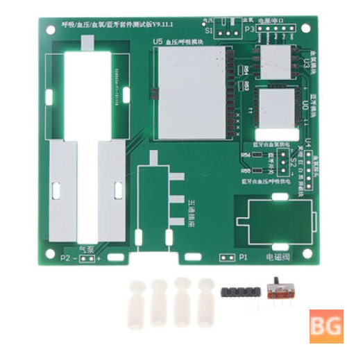 Respiratory Blood Pressure and Oxygen Sensor PCB Module for Bluetooth Smartphones