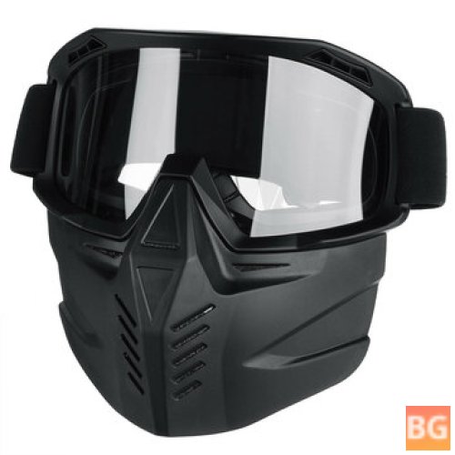 Open Face Skiing Goggles for Motorcycle
