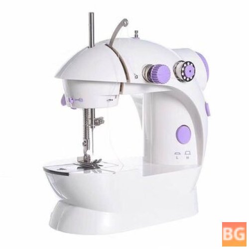 Mini Sewing Machine - 110/220V - Speed Adjustment and Light - Handheld Sewing Machine