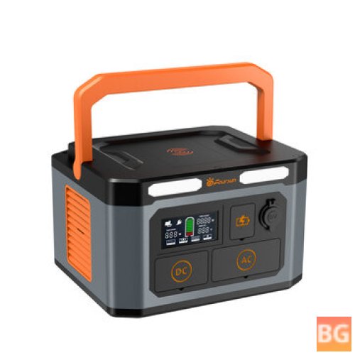 Portable Power Station with AC Outlets, Wireless Charging, and Solar Generator