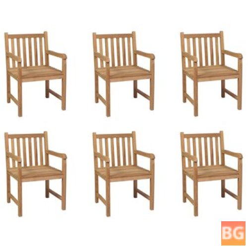 6-Piece Set of Outdoor Chairs