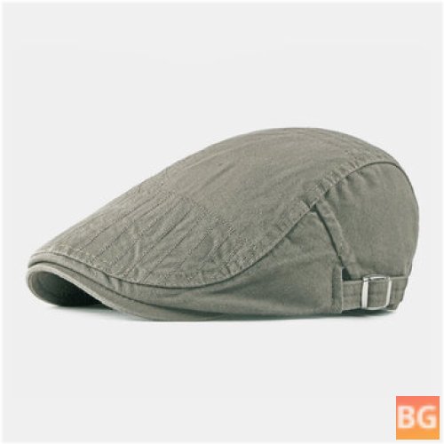 Casual Flat Hat with Cotton Band