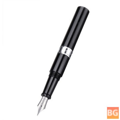 Resin Short Fountain Pen - 0.5mm F Nib Protable Writing Signing Pen