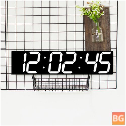 Remote Control Timer - 3D Big Screen Digital Timer - 6 digits Stopwatch Countdown Alarm Clock