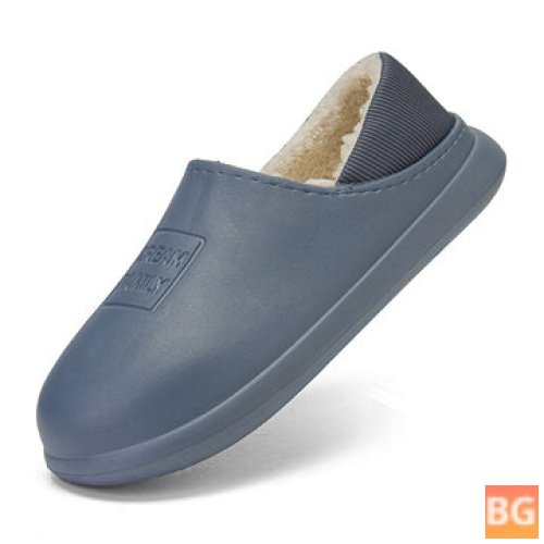 Home Cotton Slippers with Artificial Short