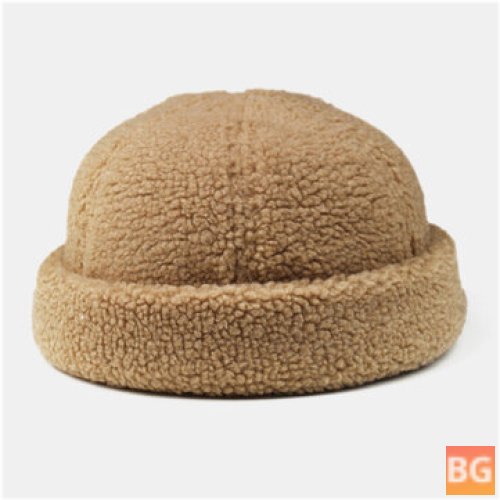 Beanie Cap with Shearling Pattern - Landlord