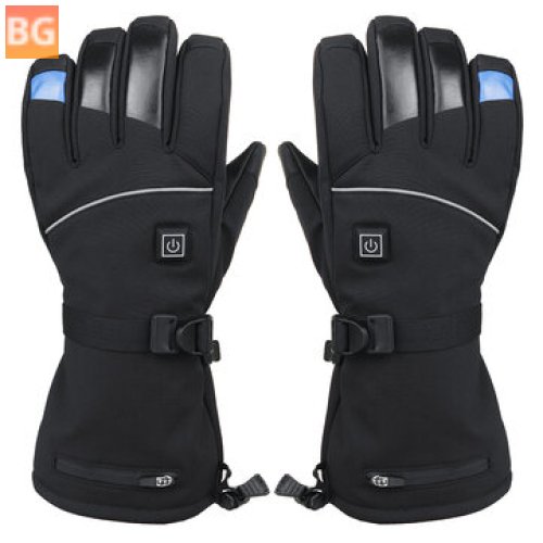 Touchscreen Heated Gloves for Riding, Motorcycle, Skiing, Cycling