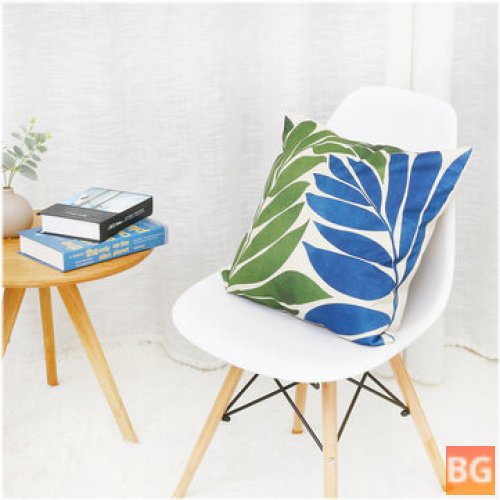 Plant Theme Cushion Cover for Home Bed Sofa - 45x45cm