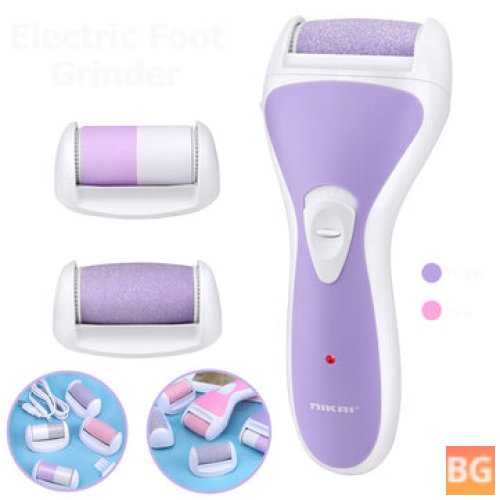 Electric Foot Grinder - Massage Pedicure - Dead Dry Skin Grinding - Rechargeable Foot Care Device