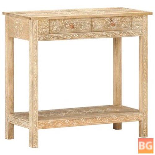 Console Table 31.5x13.8x29" Solid Mango Wood
