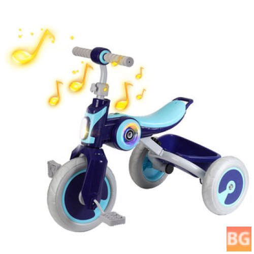 3-Wheeler Children's Stroller with Music Speaker