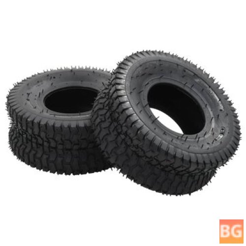 Tire and Tube Set - 15x6.00-6 4PR Rubber