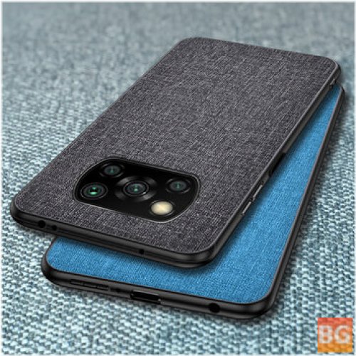 Bakeey for POCO X3 Pro / POCO X3 NFC Case - Business Breathable with Lens Protect