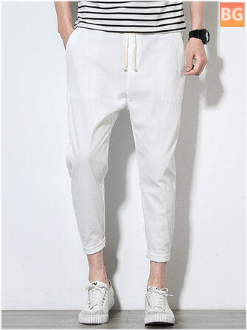 Summer Cotton Linen Pants